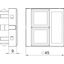 DTG-02LE RW1 Data technology support f.2 connection modules type LE 45x45mm thumbnail 2