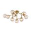 Modern Dallas Ceiling Lamp Gold thumbnail 3