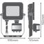 FLOODLIGHT COMPACT SENSOR 10W 830 SYM 100 BK thumbnail 20