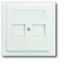 1800-774 CoverPlates (partly incl. Insert) carat® studio white matt thumbnail 1