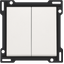 Finishing set for two-circuit switch, two-way switch + N.O. push butto thumbnail 2