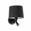 CONGA BLACK READER WALL LAMP BLACK LAMPSHADE ø215* thumbnail 2