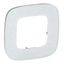 Plate Valena Allure - 1 gang - white glass thumbnail 1