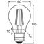 LED CLASSIC A V 6.5W 827 Clear E27 thumbnail 8