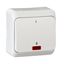 PRIMA - 2pole switch - 10AX, locator light, white thumbnail 3