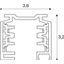 EUTRAC 3-phase track, 3 Meter, silvergrey thumbnail 2