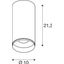 NUMINOS L CL 28W 2675lm 4000K 24ø 230V LED black thumbnail 2