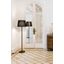 SAVOY BLACK FLOOR LAMP BLACK LAMPSHADE thumbnail 2