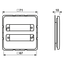 Centre plate. f. subminiature D-socket CD594-2WW thumbnail 2