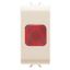 SINGLE INDICATOR LAMP - RED - 1 MODULE - IVORY - CHORUSMART thumbnail 2