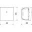 WS-UKL SWGR1 Two-way switch with pilot lamp 10 A, 250 V thumbnail 2