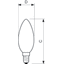 CorePro LEDCandleND6.5-60W B35 E14827FRG thumbnail 2