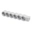 MOES STD SCH 6X2P+E WITHOUT CABLE WHITE/GREY thumbnail 3