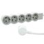 MOES STD SCH  5X2P+E 1,5M WHITE/GREY thumbnail 6