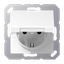 SCHUKO® socket with hinged lid A1520BFKIKLWW thumbnail 2