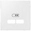 System M central plate USB charger polarwhite thumbnail 4