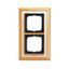 1722-836 Cover Frame Busch-dynasty® polished brass decor ivory white thumbnail 1