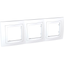 Unica Basic - cover frame - 3 gangs, H71 - white/white thumbnail 2