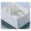 WALL-MOUNTING BOX - FOR COMPACT SELF-SUPPORTING PLATE - 3+3 GANG - CLOUD WHITE - SYSTEM thumbnail 2