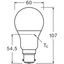 LED STAR CLASSIC A 8.5W 827 Frosted B22d thumbnail 8