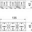 STD-D0 AL3 Socket 0°, triple protective contact 250V, 10/16A thumbnail 2