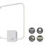 LED quad wall light ↔ 35 cm aluminum thumbnail 4