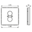 Centre plate for 2 loudspeaker sockets LS962 thumbnail 3