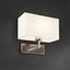 RODA MATT NICKEL WALL LAMP 1 X E27 60W thumbnail 1