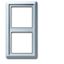 2102-33 Cover Frame carat® Aluminium silver thumbnail 1