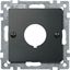 Central plate for command devices, anthracite, System M thumbnail 1