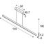 ONE LINEAR 140 35W 1810/2855lm ?90 230V 2,7/3K brass thumbnail 2