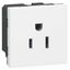 Socket outlet Mosaic - US - 2P+E 15 A - 2 modules - white thumbnail 1