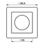 Centre plate f. dimmer AS1540WW thumbnail 5