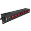 1.5U 8 Way Schuko Sockets, Horizontal Rack 19'' PDU with switches Provides max. 3500W to 8 devices thumbnail 1