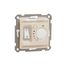 Floor Thermostat, Sedna Design & Elements, 16A, Beige thumbnail 3