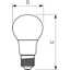 MAS LEDbulb DT 6-40W E27 A60 CL thumbnail 2