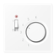 Centre plate for room thermostat insert LSTR231PLWWM thumbnail 1