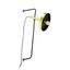 WHIZZ WALL LAMP 1XE27 GOLD BLACK thumbnail 2