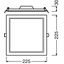 DOWNLIGHT SLIM SQUARE 210 18 W 4000 K WT thumbnail 3