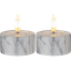 LED Tealight 2 Pack Flamme Marble thumbnail 1