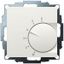 UP room controller, RAL9010 matt 55x55, 5-30C, AC 24V, 1 changeover contact, 10A/5A at DC 24 V switching power 30 W thumbnail 1