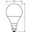 LED PCR LAMPS WITH CLASSIC P 3.3W 827 Frosted E14 thumbnail 10