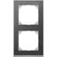 M-Pure Decor frame, 2-gang, slate thumbnail 2