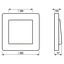 Frame 1-gang A 550 AF581BFSWM thumbnail 4