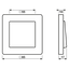 Frame 1-gang A 550 AF581BFSWM thumbnail 3