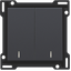 Finishing set with double lens for two-circuit switch, two-way switch thumbnail 1