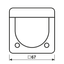 Centre plate with knob room thermostat CD1749BFGB thumbnail 13