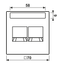 Centre plate for MJ f. 2 sockets LS1969-2NAWELG thumbnail 3