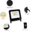 NOCTIS FLOODLIGHT 24W RGBW+CCT+DIMM Wi-Fi/BT 230V IP65 83x104x23mm BLACK Spectrum SMART thumbnail 28