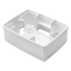 WALL-MOUNTING BOX FOR ONE PLATE - ITALIAN STANDARD 3 GANG - WHITE - CHORUSMART thumbnail 1